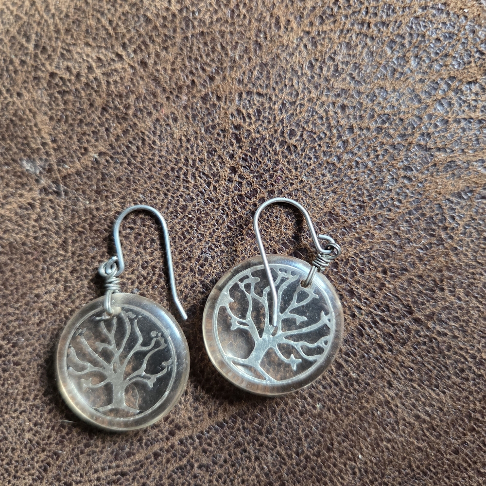 Silver Tree of Life Earrings